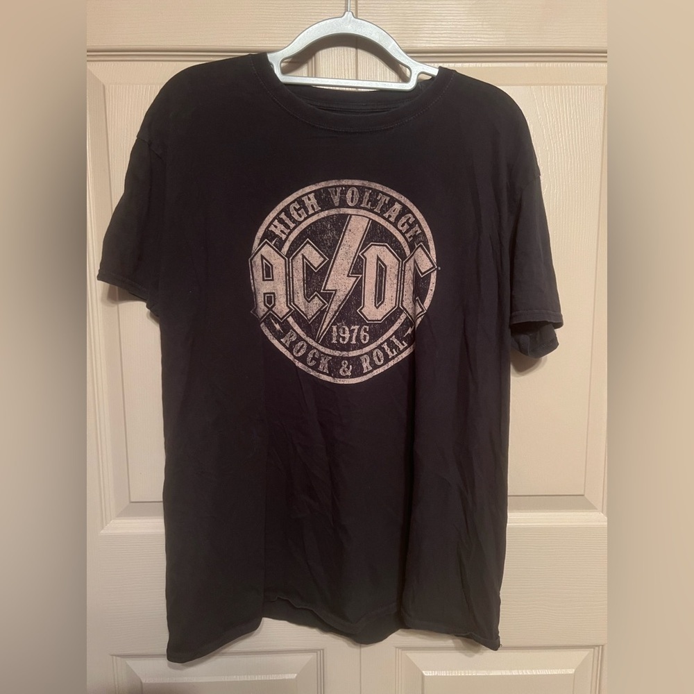 AC/DC Black High Voltage Tee